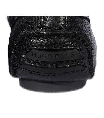 Hugo Boss Leather Loafer ‘Drep US’ BLACK. Size 8.