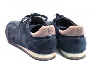 Cole Haan Air Obori Men’s Size 11M Dark Blue Suede Shoes Nike Soles EUC