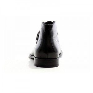 Hugo Boss Men Ankle Boots Henkor Leather Dress Shoes 50229866 Authentic