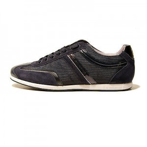 $225 Hugo Boss ORANGE Label Sneakers Navy Blue Mens Shoes 13 46 Trainers 12.5