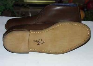 Cole Haan Carter Dress Chukka Boots, Leather Upper, Dark Brown, 8 M, New