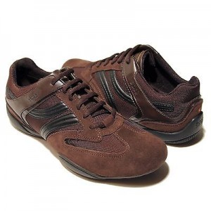 $225 Hugo Boss ORANGE Label Brown Mens Shoes 7 40 Trainers Sneakers 6.5 39.5
