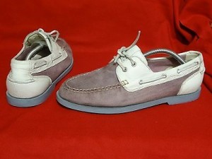 NICE COLE HAAN NIKE AIR MEN SHOES SZ 9 W LEATHER BOAT SHOES