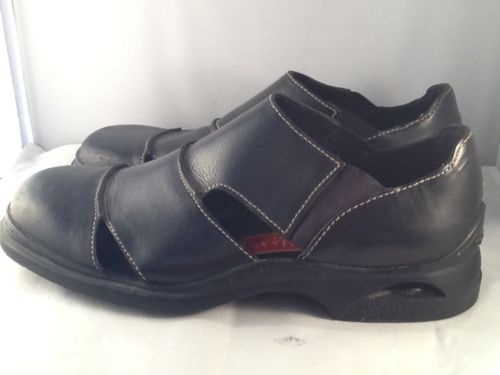 COLE HAAN – NIKE AIR Mens Black Leather Casual Shoes Size 8 M Medium