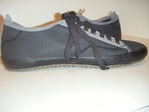MENS DIESEL LOWDAY GREY FLAT CANVAS CASUAL SHOES 10.5  44 SNEAKERS