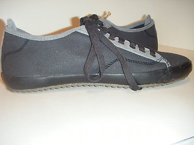 MENS DIESEL LOWDAY GREY FLAT CANVAS CASUAL SHOES 10.5 44 SNEAKERS