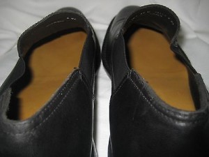 COLE HAAN Men’s Black slip on leather loafers 16 M