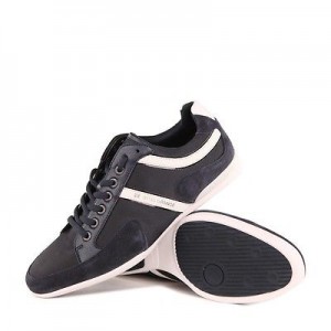 Nib HUGO BOSS Men’s Navy Blue Seattor Sneakers Size 7 8 9 10 11