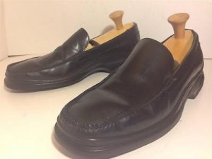 COLE HAAN NIKE AIR MEN’S BLACK MOC LOAFER SHOES 12  M