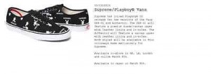 Supreme Playboy Vans Authentic