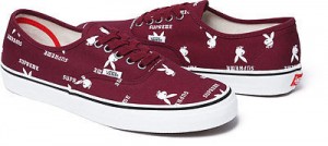 Supreme/Playboy® Vans Authentic – Size 11 Burgundy