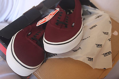 NEW WITH TAG Vans Shoes: Maroon