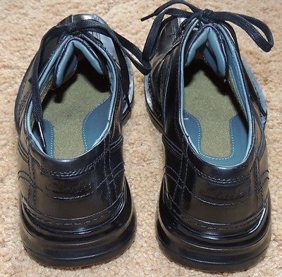 CLARKS Mens Touareg Sz 8.5 8 1/2 Dress Casual Black Leather 70851 Retail $89.99