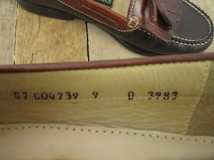Mens shoes COLE HAAN black brown leather tassel kiltie loafers sz 9 D