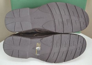 New! Clarks Senner Drive Men’s Brown Leather Ankle Walking Shoes 12 M