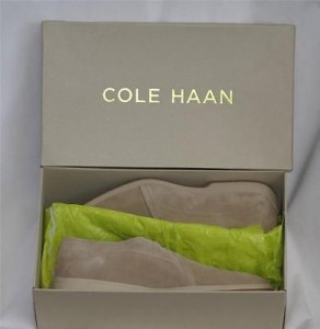 Mens COLE HAAN NIKE AIR BROGAN “Milkshake” Suede Shoes Size 9.5M NEW IN BOX!