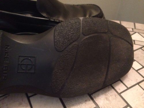 Cole Haan Santa Barbara Mens 10.5 M Loafers Black Nike Air Moc $158 Shoe Slip On