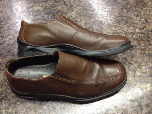 Men’s Sz. 9.5 Cole Haan Nike Air Brown Slip On Loafers Shoes EUC!