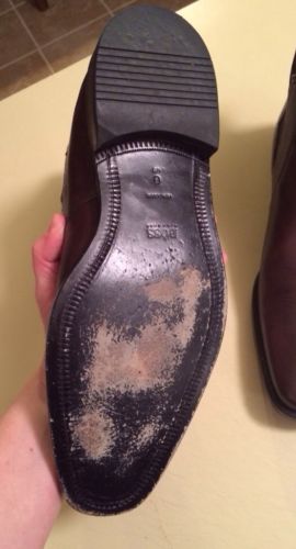 Hugo Boss Mens Pull On Boots Carsol Size US 8, Brown