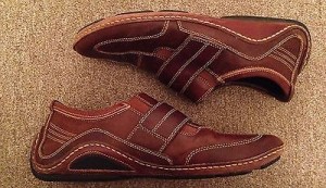 Mens Cole Haan Size 9.5 m Leather G Series Nike Air Soles Slip on Shoes 9 1/2