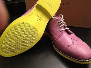 NEW Cole Haan Air Franklin Wingtip Oxford Mens Shoes Color Hibiscus size 10 1/2