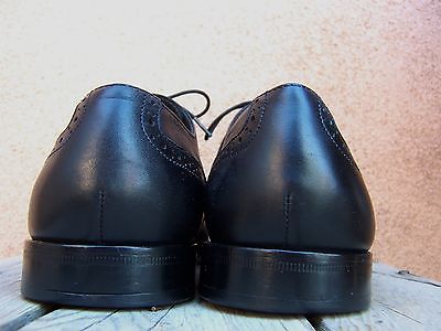 Hugo Boss Mens Dress Shoes Size 9.5M Black Leather Casual Comfort Lace Up Oxford