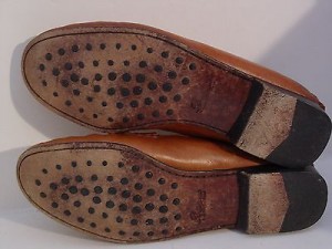MENS COLE HAAN BRAGANO PENNY LOAFER SHOES TAN SIZE 10.5 M  VERY NICE