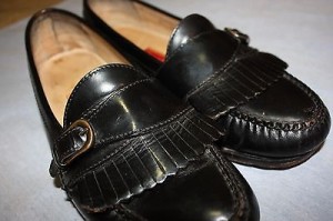 Cole Haan Men’s Black Leather Loafer Pinch Buckle Size 10