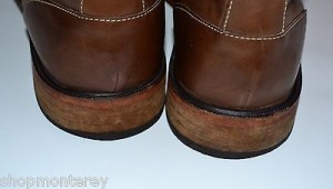 Cole Haan Hank Mens-12-D Brown Leather Casual Dress Ankle Chukka Lace Up Boots