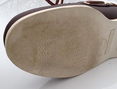 Timberland Classic 2-Eye Boat Shoes Dark Brown Leather SZ 9 Men