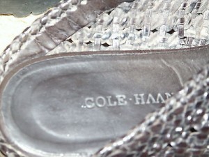 Mens Cole Haan Woven Clogs Size 8 1/2