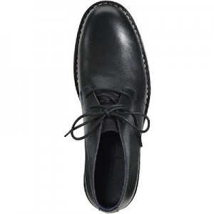 Mens COLE HAAN Glenn Chukka Black Leather Ankle Boots C11776
