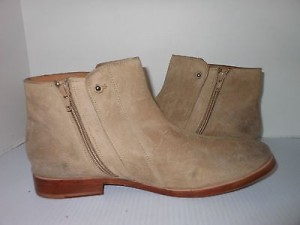 Diesel Black Gold Boots Taupe Suede size 10.5 (44)
