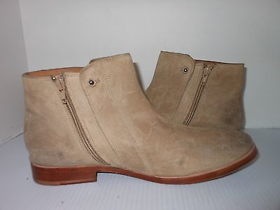 Diesel Black Gold Boots Taupe Suede size 10.5 (44)