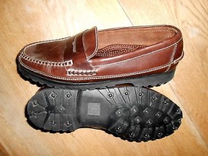 Cole Haan Mens Slip On Shoes Brown Leather Upper Size 10.5D
