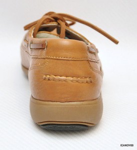 New Cole Haan Men’s Nike Air Moc Toe Leather Oxford Boat Shoe ~Camel/Brown *11