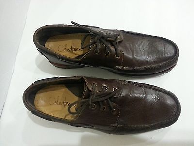 COLE HAAN Men’s Boat Style Loafer Oxford Shoes Brown Size 10