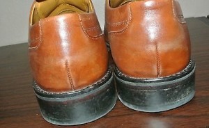 COLE HAAN MENS TAN LEATHER TIE_LACE SHOES SZ 9M
