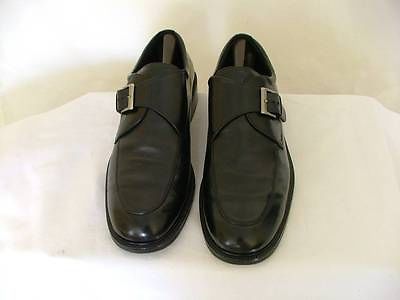 COLE HAAN Men’s Leather Buckle Loafers Shoes – Dress/Casual – Black – SZ 13 M