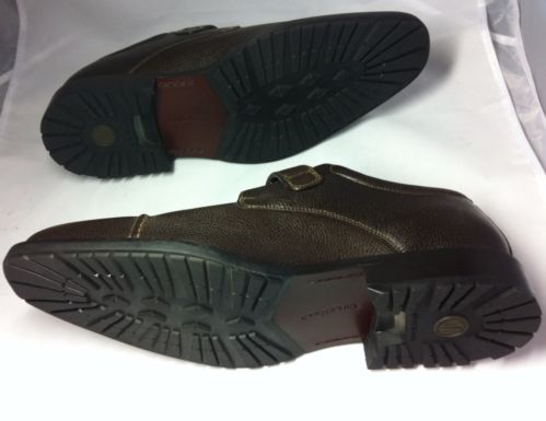 COLE HAAN Men’s Leather Buckle Loafers Shoes – Dress/Casual – Brown – SZ 13 M