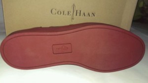 COLE HAAN Mens Bergen Wingtip Oxfords Shoes Chestnut Suede – sz 9.5 New In Box