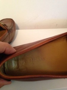 COLE HAAN Men’s Driving Moccasins BROWN LEATHER Size 9 1/2 M