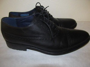 Cole Haan Men’s Air Stanton Cap Oxford Black Size 10.5 $198