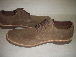 TIMBERLAND EARTHKEEPERS STORMBUCK LITE BROGUE OXFORDS SZ 9 BROWN SUEDE 5830R