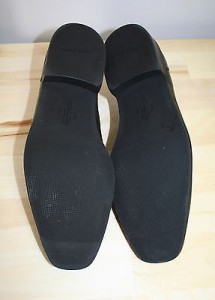 Men’s Cole Haan Nike Air Black Leather Loafers Shoes 9.5 M