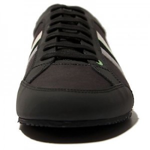 $225 Hugo Boss “GREEN” Victoire Fashion Sneakers Mens Black Shoes 13 46 Kicks