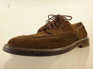 Cole Haan Mens Brown Suede Oxford Shoes Size 11.5 D