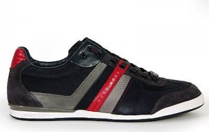 Hugo Boss Green Men’s Sneakers Akeen Navy Blue 50247604 417 New W Box Authentic