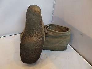 Clarks Originals Wallabee Wallabees Sand Suede Shoes Ankle Boots Mens Size 11