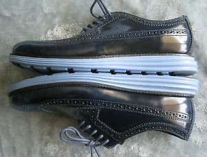 100% Auth. BNIB Cole Haan Lunargrand Wingtip in size 9.5m Orig. $228